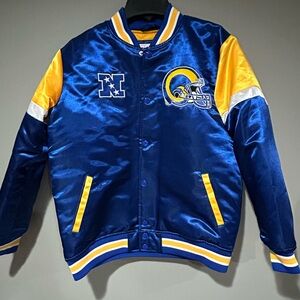 Mitchell & Ness LA Rams satin jacket size youth 10/12